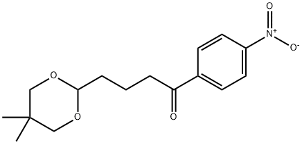 4-(5,5-DIMETHYL-1,3-DIOXAN-2-YL)-4'-NITROBUTYROPHENONE 结构式