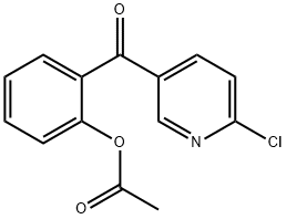 2-(6-氯烟酰基)苯乙酸酯 结构式