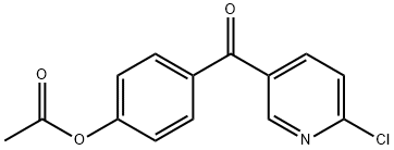 4-(6-氯烟酰基)苯乙酸酯 结构式