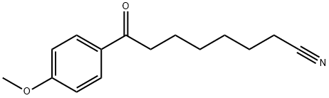 8-(4-METHOXYPHENYL)-8-OXOOCTANENITRILE 结构式