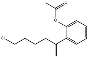 2'-ACETOXY-5-CHLOROVALEROPHENONE 结构式