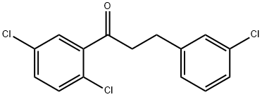 3-(3-CHLOROPHENYL)-2',5'-DICHLOROPROPIOPHENONE 结构式