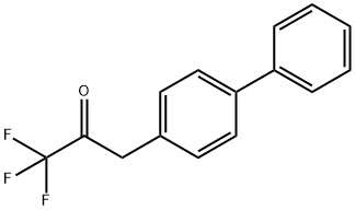 3-(4-BIPHENYL)-1,1,1-TRIFLUORO-2-PROPANONE 结构式