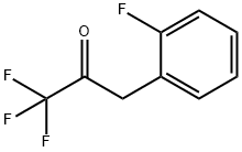 3-(2-FLUOROPHENYL)-1,1,1-TRIFLUORO-2-PROPANONE 结构式