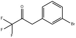 3-(3-溴苯基)-1,1,1-三氟丙烷-2-酮 结构式