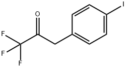 1,1,1-三氟-3-(4-碘苯基)-2-丙酮 结构式