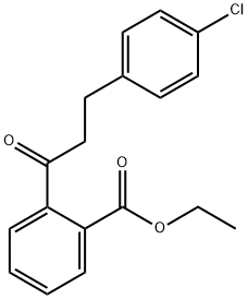 3-(4-CHLOROPHENYL)-2'-CARBOETHOXYPROPIOPHENONE 结构式