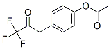 3-(4-ACETOXYPHENYL)-1,1,1-TRIFLUORO-2-PROPANONE 结构式