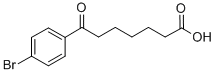 7-(4-BROMOPHENYL)-7-OXOHEPTANOIC ACID 结构式