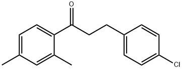 3-(4-CHLOROPHENYL)-2',4'-DIMETHYLPROPIOPHENONE 结构式