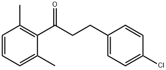 3-(4-CHLOROPHENYL)-2',6'-DIMETHYLPROPIOPHENONE 结构式