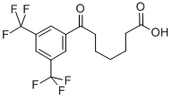 7-(3,5-DITRIFLUOROMETHYLPHENYL)-7-OXOHEPTANOIC ACID 结构式