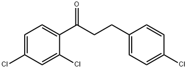 3-(4-CHLOROPHENYL)-2',4'-DICHLOROPROPIOPHENONE 结构式