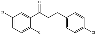 3-(4-CHLOROPHENYL)-2',5'-DICHLOROPROPIOPHENONE 结构式