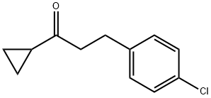 3-(4-氯苯基)-1-环丙基丙-1-酮 结构式