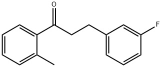 3-(3-FLUOROPHENYL)-2'-METHYLPROPIOPHENONE 结构式