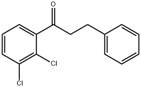 2',3'-DICHLORO-3-PHENYLPROPIOPHENONE 结构式