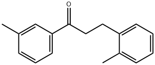 1-(间甲苯基)-3-(邻甲苯基)丙-1-酮 结构式
