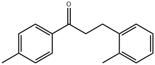 4'-METHYL-3-(2-METHYLPHENYL)PROPIOPHENONE 结构式