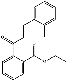 2'-CARBOETHOXY-3-(2-METHYLPHENYL)PROPIOPHENONE 结构式