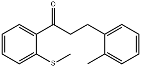 2-(3-(邻甲苯基)丙酰基)苯硫醛 结构式