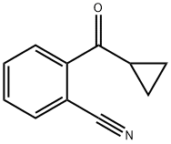 2-CYANOPHENYL CYCLOPROPYL KETONE 结构式