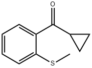 环丙基(2-(甲硫基)苯基)甲酮 结构式