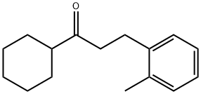 CYCLOHEXYL 2-(2-METHYLPHENYL)ETHYL KETONE 结构式