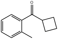 环丁基(邻甲苯基)甲酮 结构式