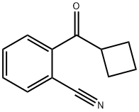 2-CYANOPHENYL CYCLOBUTYL KETONE 结构式