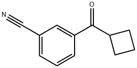 3-环丁烷羰基苯腈 结构式