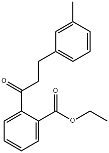 2'-CARBOETHOXY-3-(3-METHYLPHENYL)PROPIOPHENONE 结构式