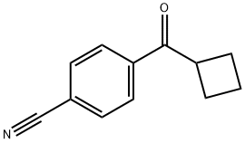 4-CYANOPHENYL CYCLOBUTYL KETONE 结构式