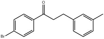 4'-BROMO-3-(3-METHYLPHENYL)PROPIOPHENONE 结构式