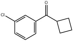 3-CHLOROPHENYL CYCLOBUTYL KETONE 结构式