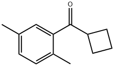 环丁基(2,5-二甲基苯基)甲酮 结构式