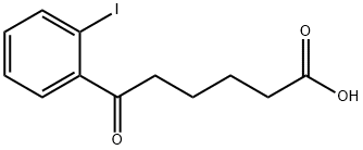 6-(2-IODOPHENYL)-6-OXOHEXANOIC ACID 结构式