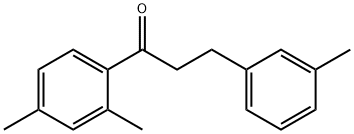 2',4'-DIMETHYL-3-(3-METHYLPHENYL)PROPIOPHENONE 结构式