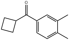 CYCLOBUTYL 3,4-DIMETHYLPHENYL KETONE 结构式