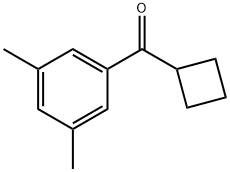 CYCLOBUTYL 3,5-DIMETHYLPHENYL KETONE 结构式