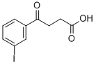 4-(3-IODOPHENYL)-4-OXOBUTYRIC ACID 结构式