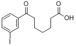 7-(3-IODOPHENYL)-7-OXOHEPTANOIC ACID 结构式