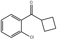 (2-氯苯基)(环丁基)甲酮 结构式