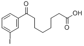 8-(3-IODOPHENYL)-8-OCTANOIC ACID 结构式