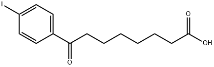 8-(4-IODOPHENYL)-8-OCTANOIC ACID 结构式