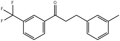 3-(3-METHYLPHENYL)-3'-TRIFLUOROMETHYLPROPIOPHENONE 结构式