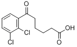6-(2,3-DICHLOROPHENYL)-6-OXOHEXANOIC ACID 结构式