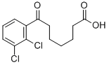 7-(2,3-DICHLOROPHENYL)-7-OXOHEPTANOIC ACID 结构式