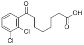 8-(2,3-DICHLOROPHENYL)-8-OXOOCTANOIC ACID 结构式