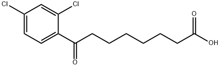 8-(2,4-DICHLOROPHENYL)-8-OXOOCTANOIC ACID 结构式